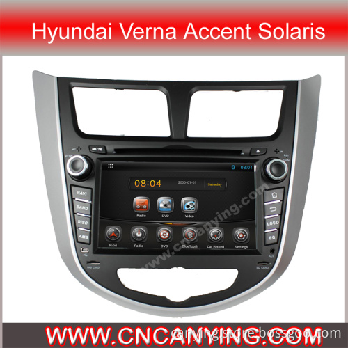 Car DVD Player for Pure Android 4.2.2 Car DVD Player for Hyundai Verna with A9 CPU Capacitive Touch Screen GPS Bluetooth (AD-7025)
